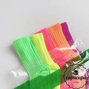 «sold out»«5足セット» Neon Socks 5set ver.1 ネオン ソックス 靴下