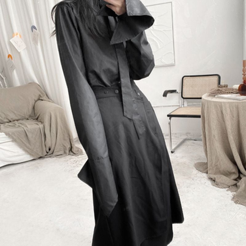 シルエットの大きいデザインシャツ BL0241