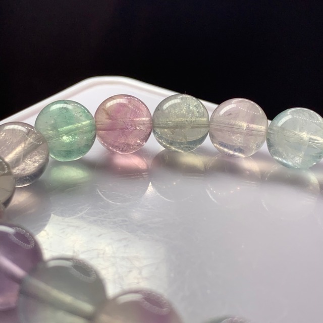 A33.多彩なグラデーション✩夢かわマルチフローライトブレスレット