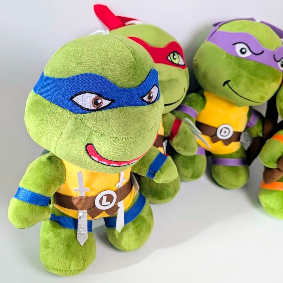 【 Teenage Mutant Ninja Turtles ( ティーンエイジ ミュータント ニンジャ タートルズ ) 】ぬいぐるみ / プラッシュ / plush / レオナルド / 青 〚アメリカン雑貨 アメトイ〛