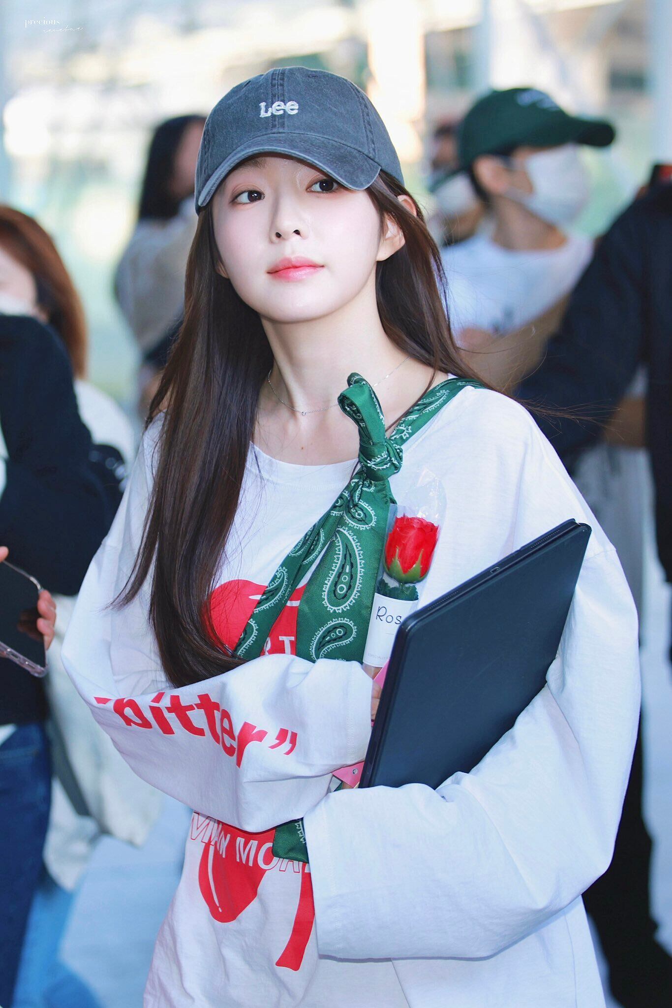 ☆Red Velvet アイリーン 着用！！【MMM】Cotton Logo Sleeve Tee