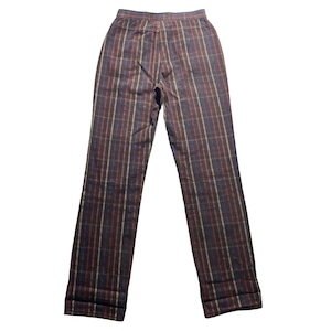 vintage VERSACE JEANS COUTURE plaid pattern color denim pants