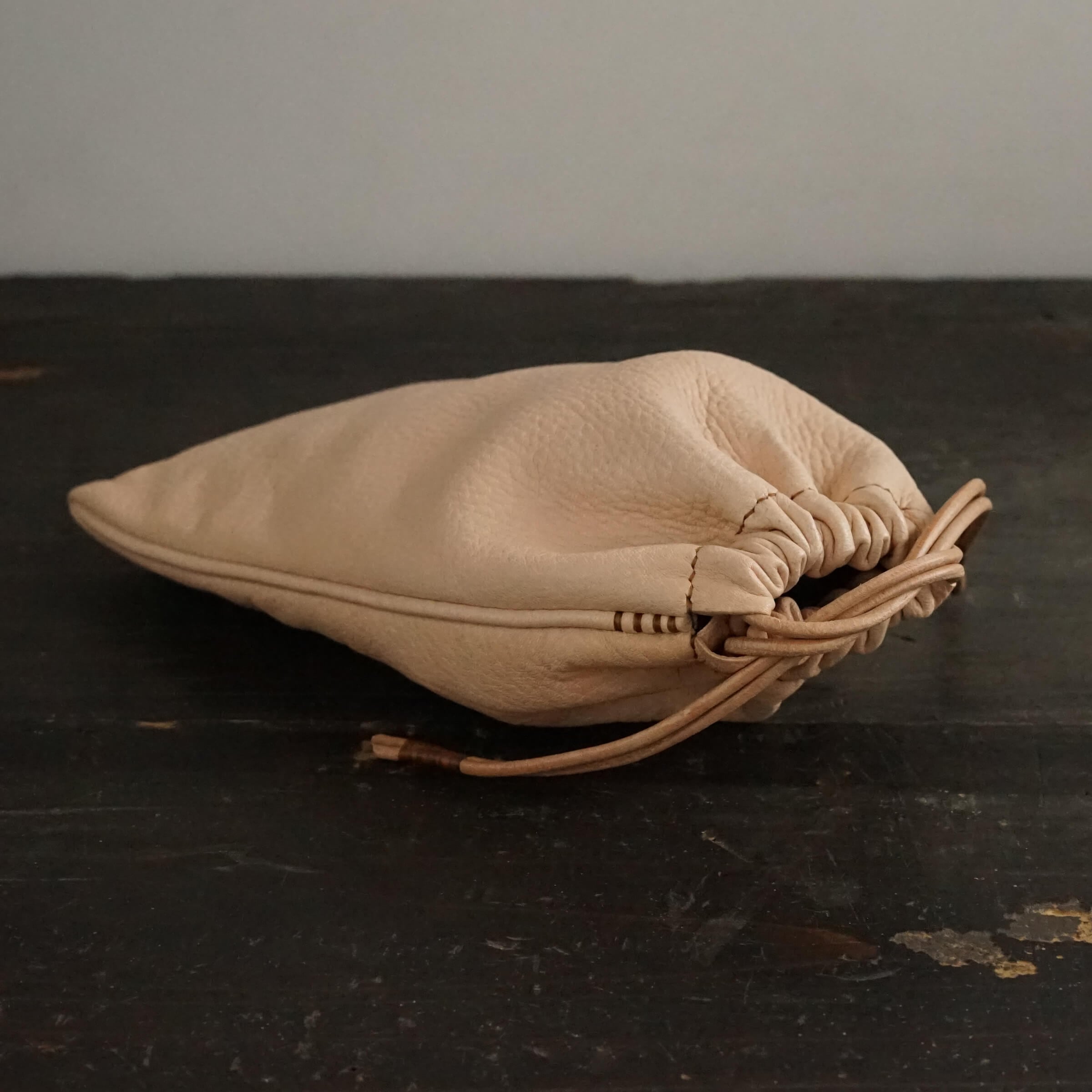 LEMAIRE ニット巾着袋 ベージュ 収納袋付き LEMAIRE ニット巾着袋 ベージュ 収納袋付き LEMAIRE ニット巾着袋