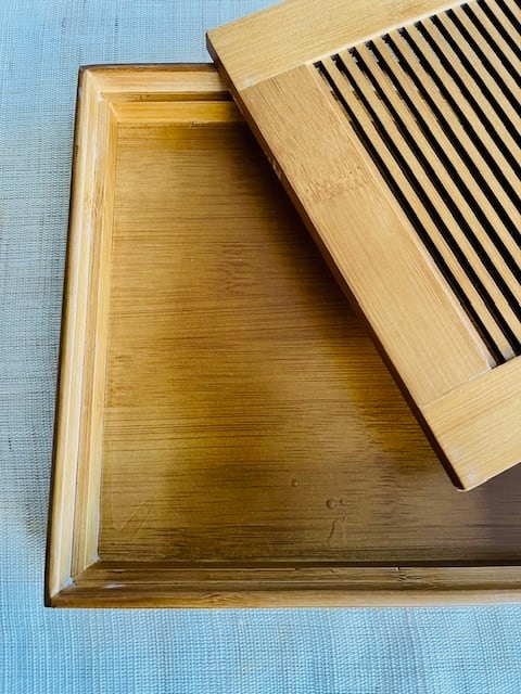 竹製 茶盤（正方形 コンパクト） | 茶海堂 Chakaido