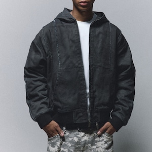 【DRIP6050】ANT Patchwork Hooded Jacket