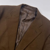 カシミヤ混 J.PRESS AUTHENTIC MODEL ジェイプレス 段返3B テーラードジャケット YA6/ブラウン メンズ