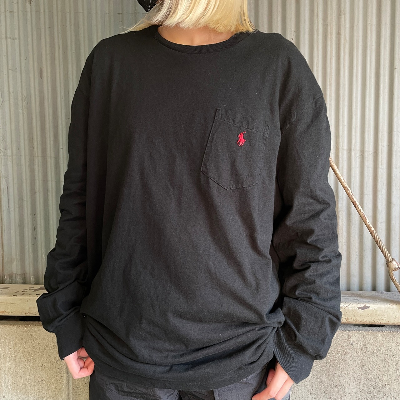 Polo by Ralph Lauren ポロバイラルフローレン ポケット ロングTシャツ 