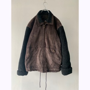 90's Suede switching design jacket
