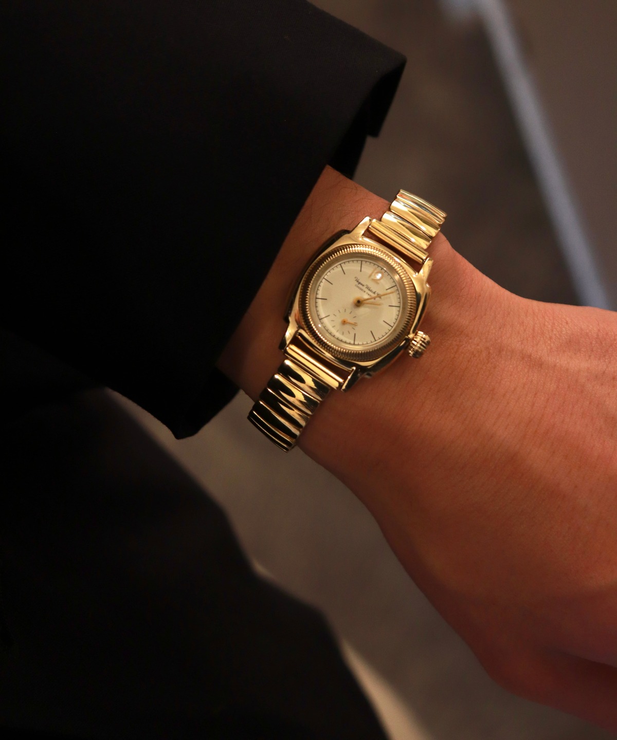 VAGUE WATCH CO. / Coussin 12 Extension 28mm/14mm (GOLD 