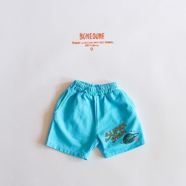 【予約・2024 summer】Junior：star half pants〔スターハーフパンツ〕　boneoune