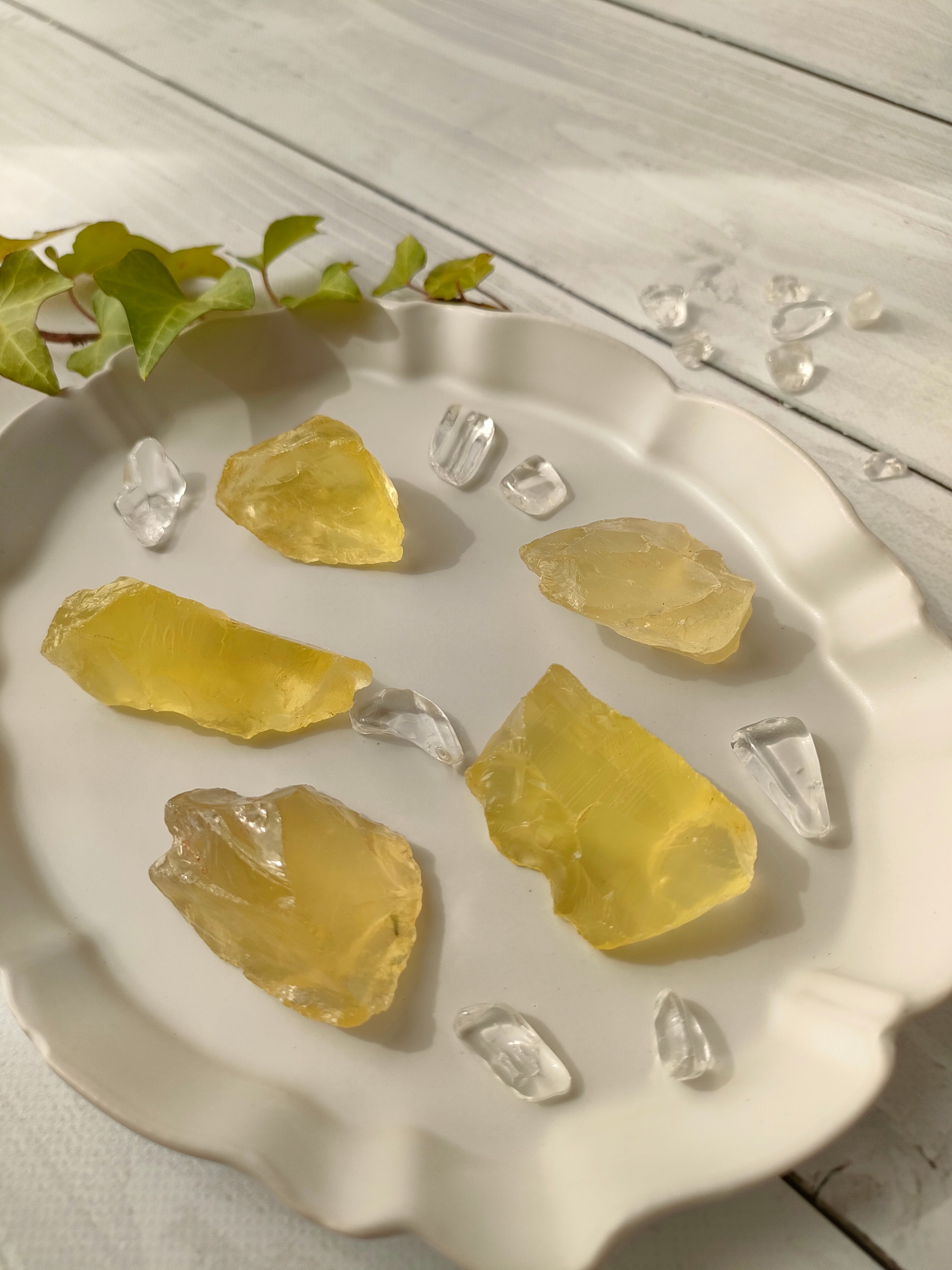 レモンクォーツラフカット