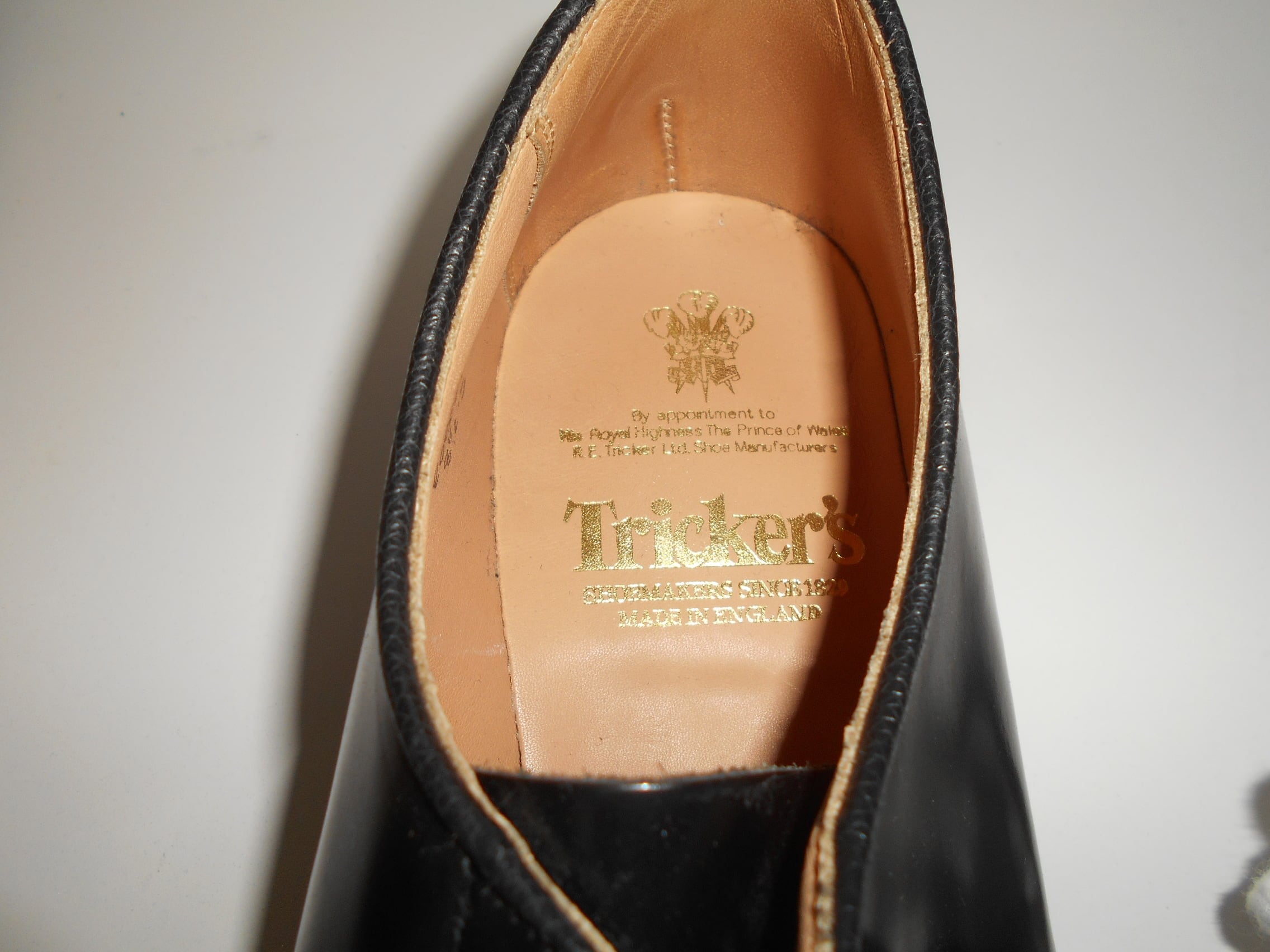 515051○ Tricker's Robert シューズ 8.5 3616141 mens black ...