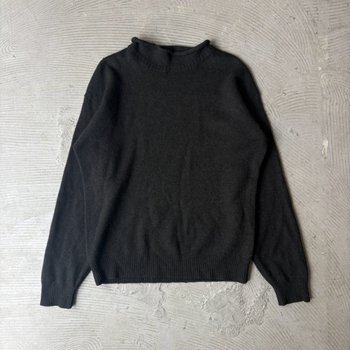 Black knit sweater