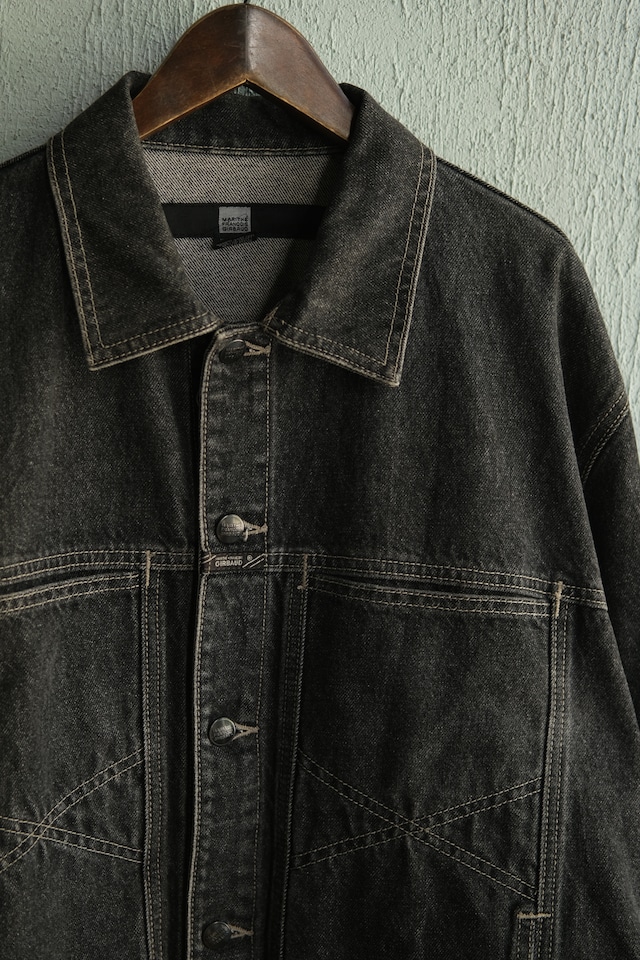 Utah/“MARITHE’ FRANCOIS GIRBAUD” Yarn-dyed denim jacket
