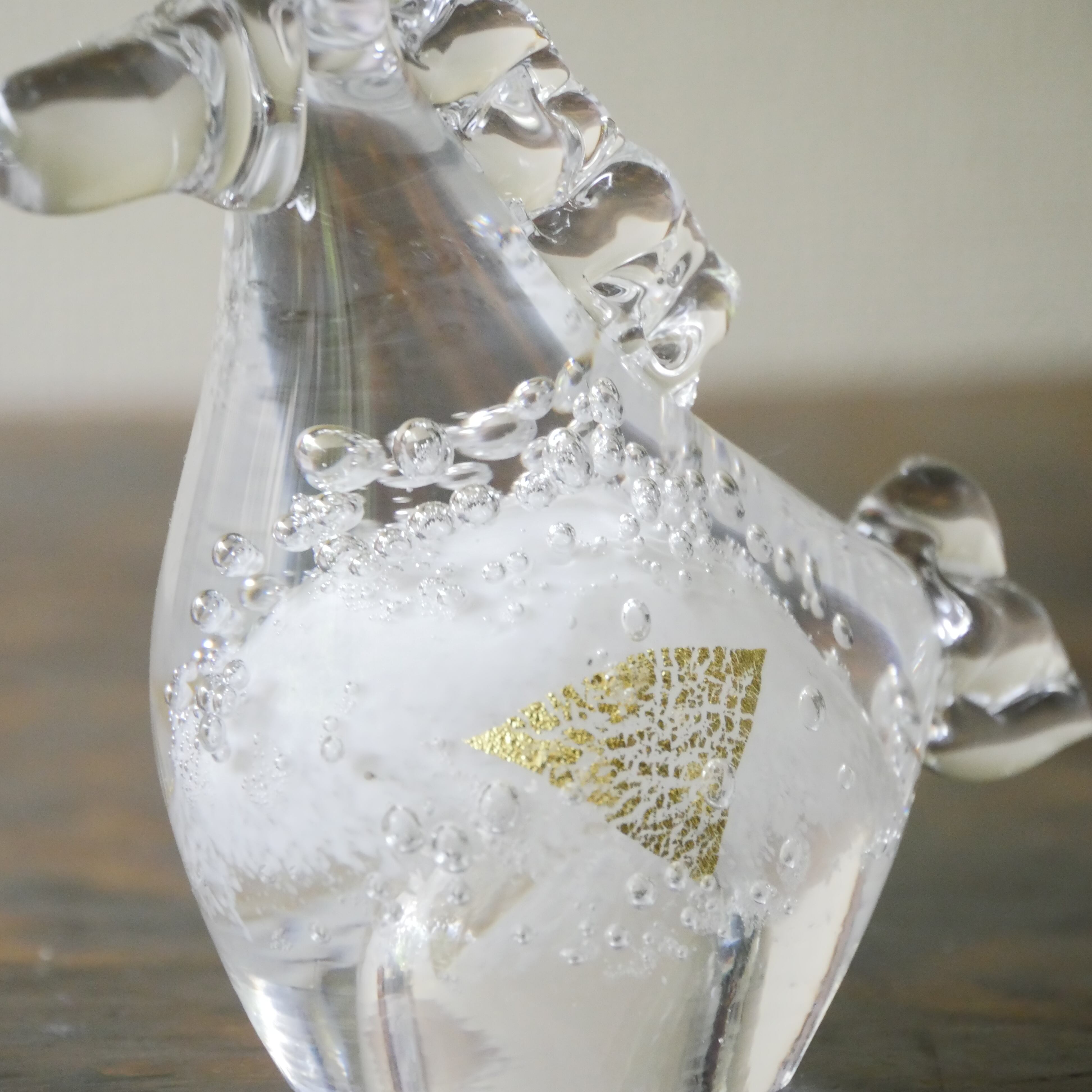 25冬】干支(高さ10cm) ガラス午L 宵馬(パープル) | TSUNE;田中恒子の器