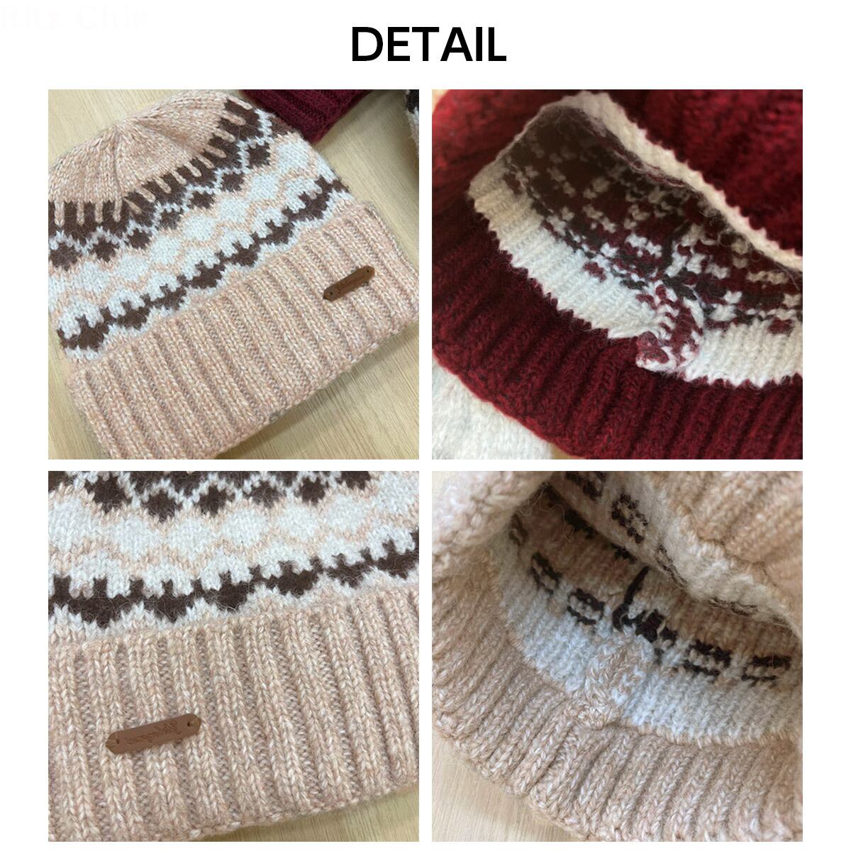 フェアアイル柄 ニット帽 レディース メンズ 帽子 秋冬 韓国 防寒 保温 暖かい 大人 かわいい 北欧風 きれいめ おしゃれ スキー スノボ アウトドア カジュアル 大人可愛い 大人女子
