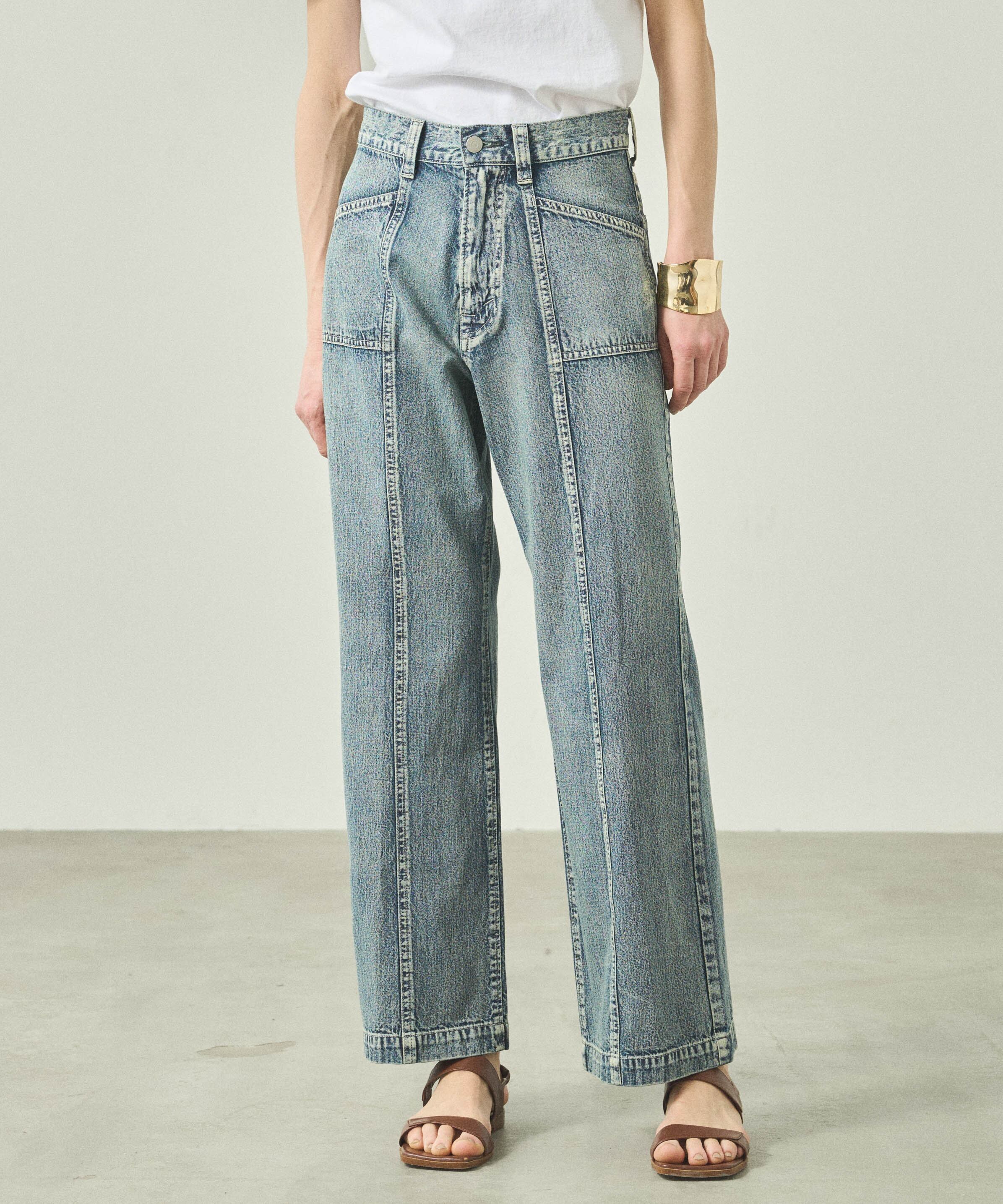 はっぴーたーん blue willow コットンリネン サロペットパンツ はっぴーたーん様専用 blue willow コットンリネン サロペットパンツ