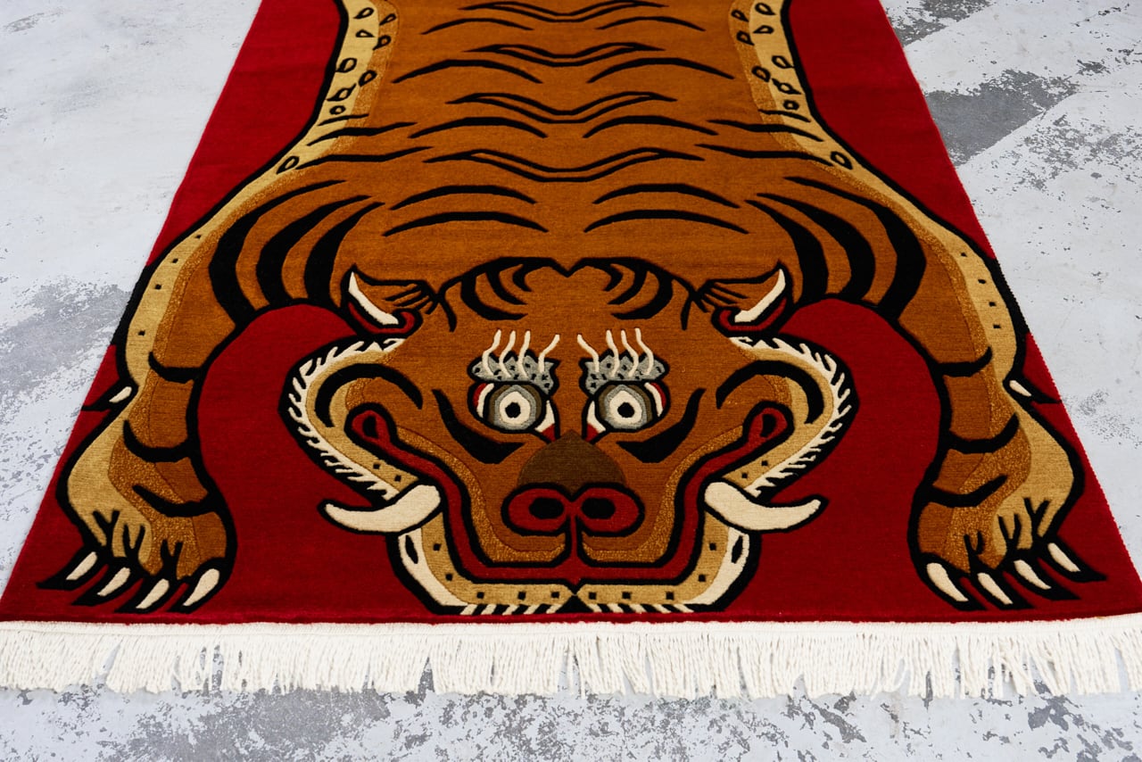Tibetan Tiger Rug 《Lサイズ•プレミアムウール339》チベタンタイガー