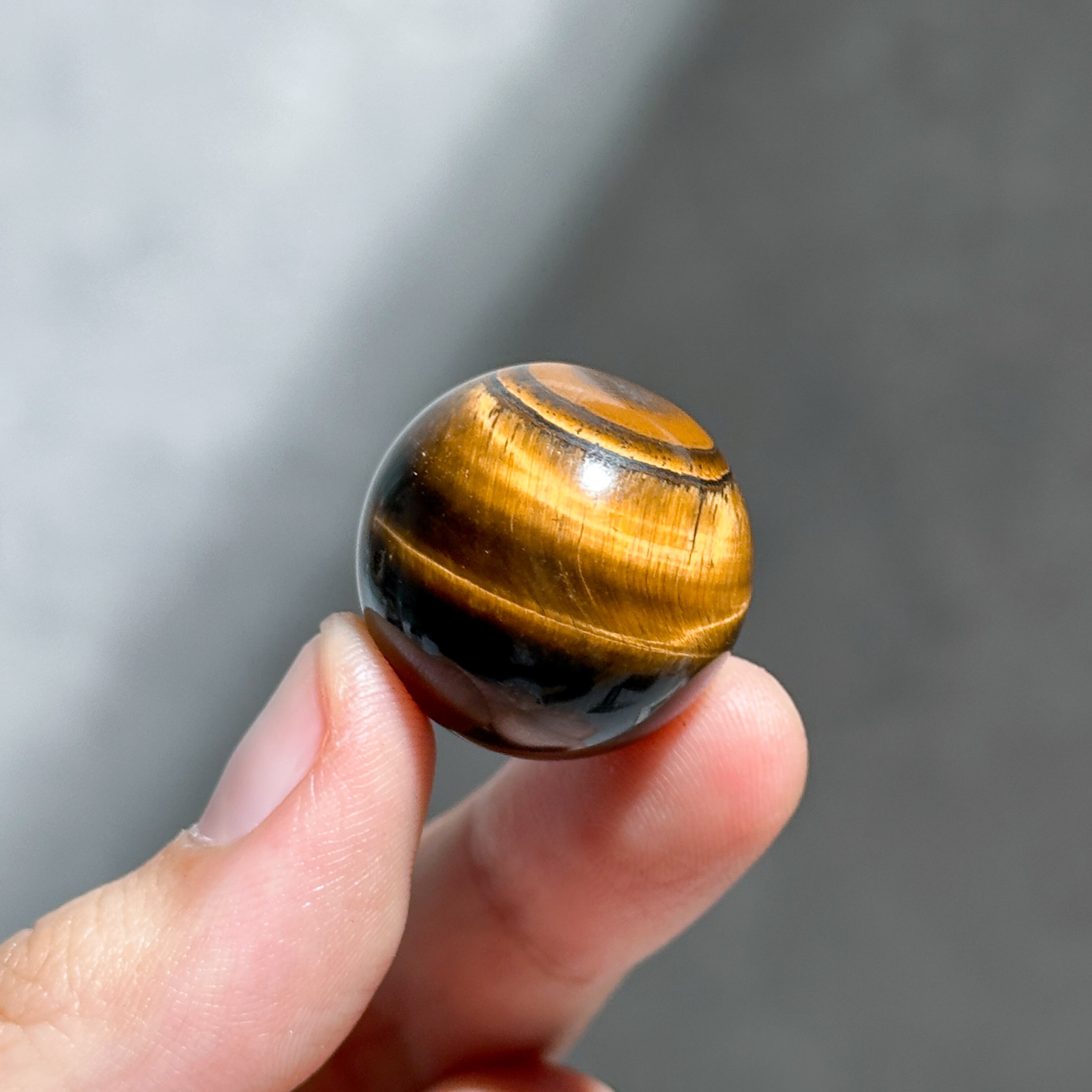 タイガーアイ スフィア（丸玉）32◇ Tiger's eye ◇天然石・鉱物