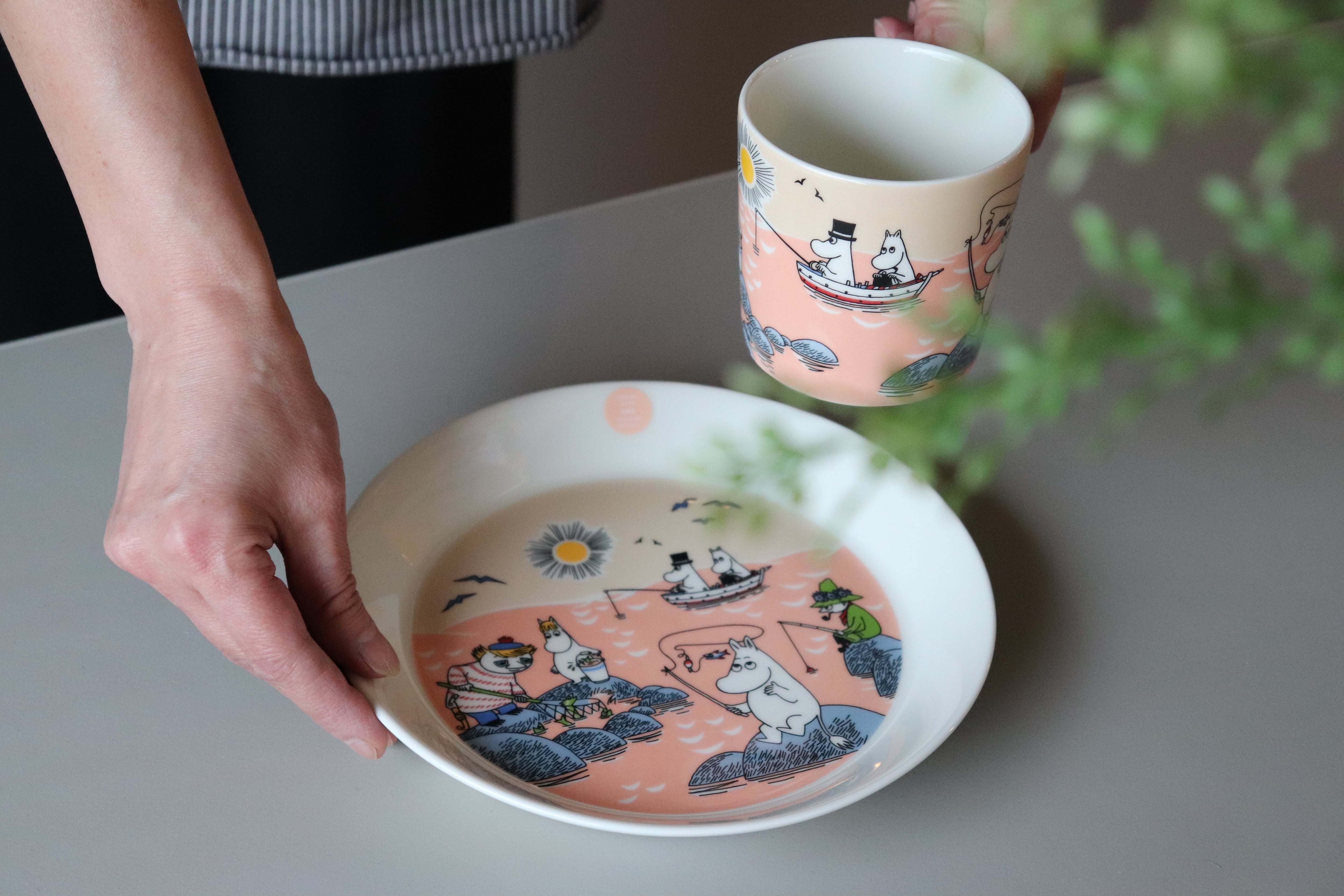 ARABIA /ムーミン 2022サマーフィッシング プレート 19cm | Linnel