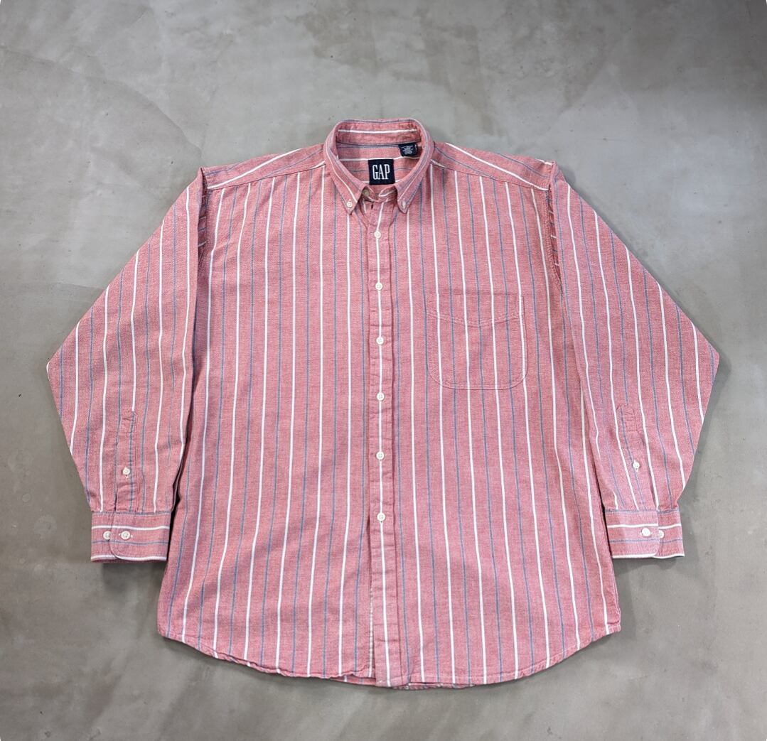 old gap strip b/d shirt 小岩店