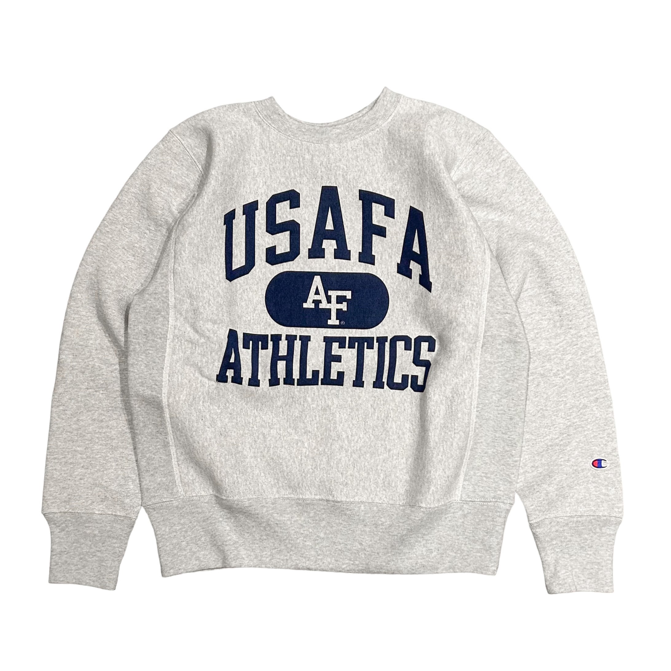 Champion Reverse Weave USAFA Crew Neck Sweat Shirt - シルバーグレー L XL（チャンピオン  リバースウィーブ クルーネック スウェットシャツ）