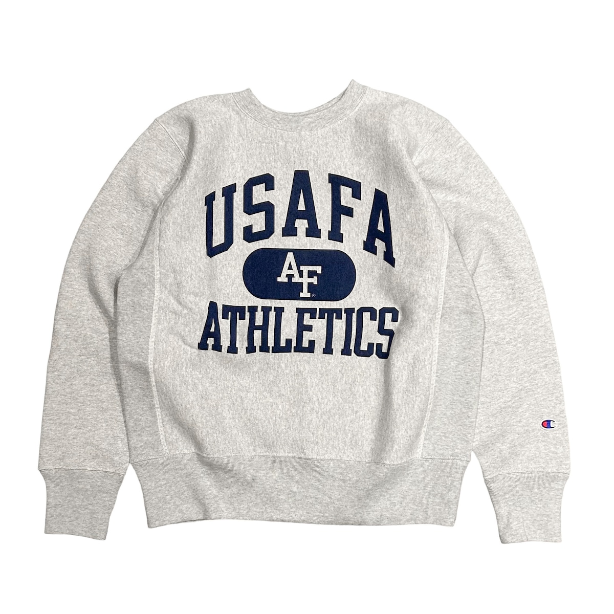Champion Reverse Weave USAFA Crew Neck Sweat Shirt - シルバー 