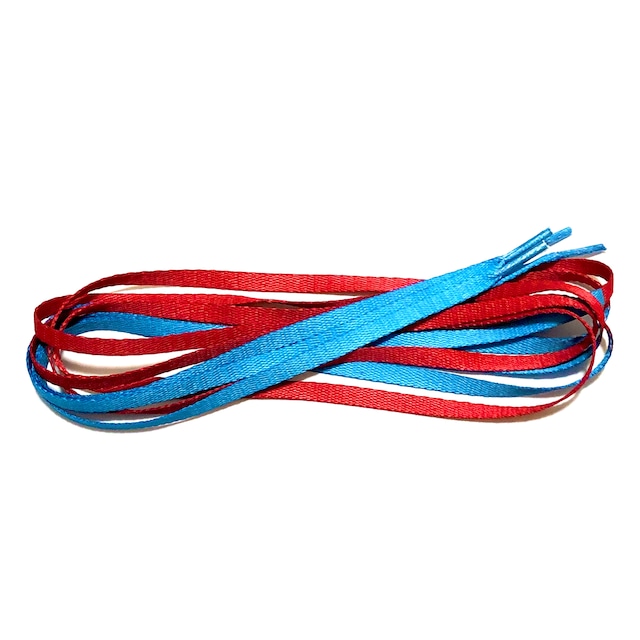 2TONE FLAT LACES [UNC/RED/UNC]