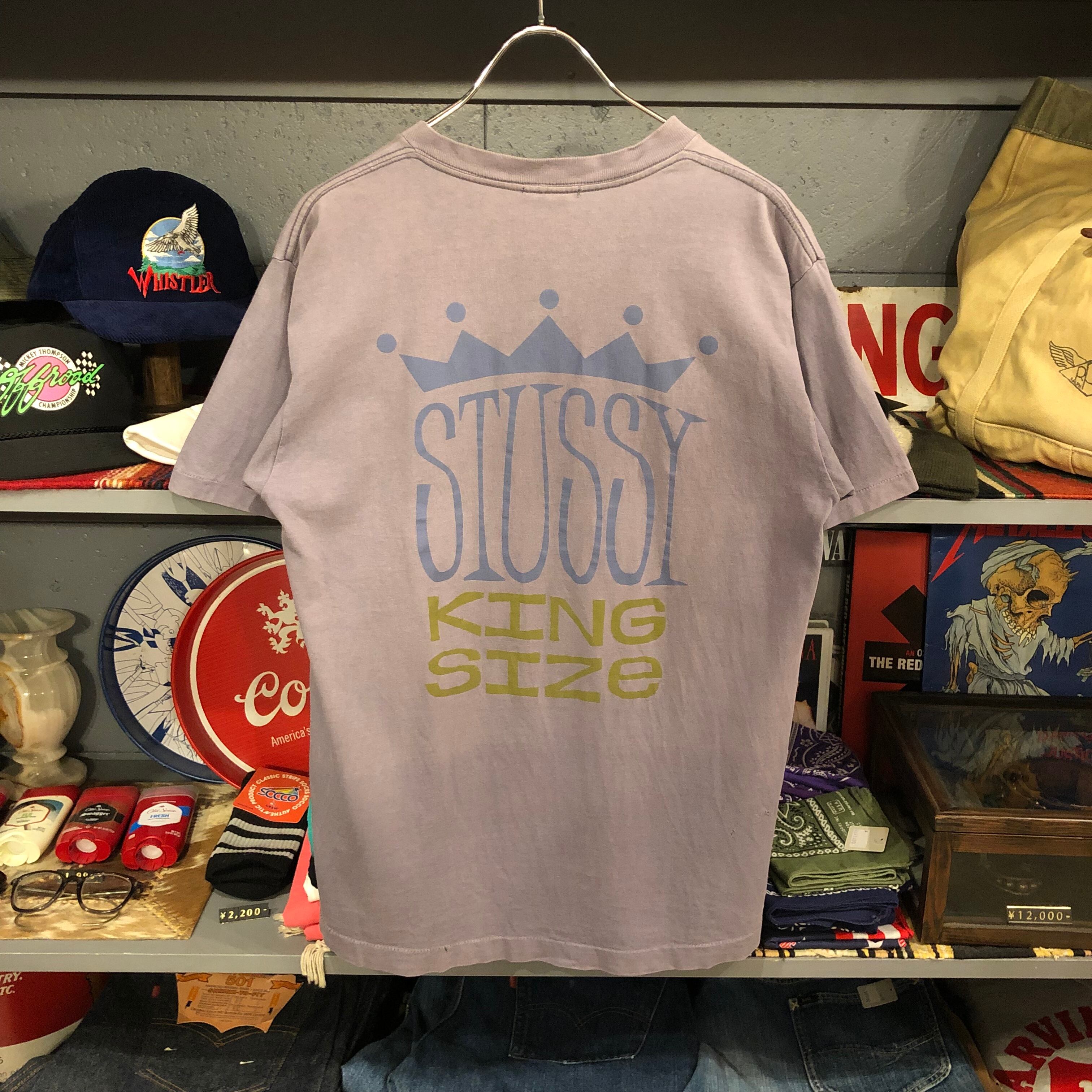 80s old stussy Tシャツ SWIRL STRIPE   うずまき