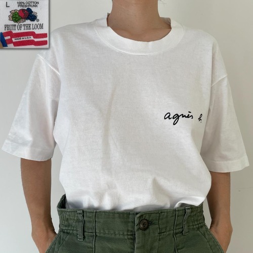 tGG270 90s Tシャツ アニエスベー agnesb USA製 ヴィンテージ