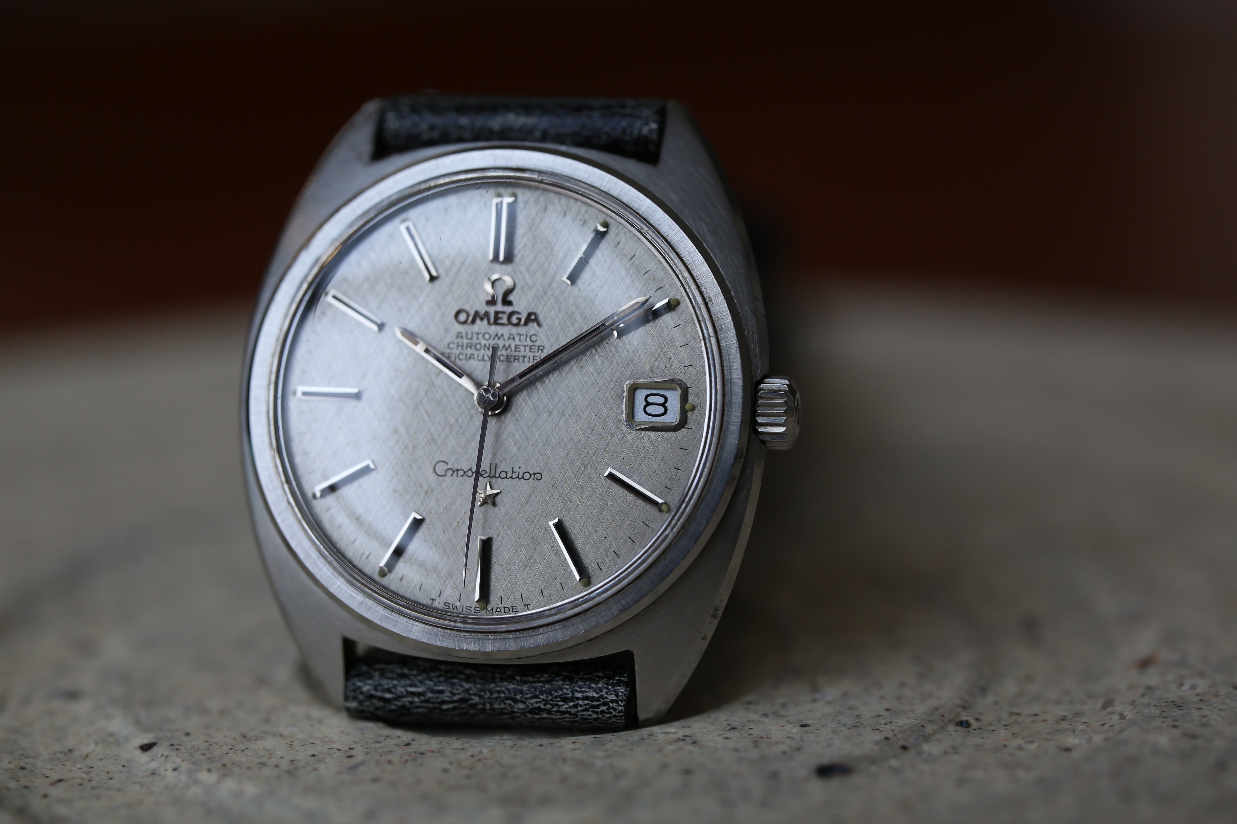 OMEGA】 1968年製 コンステレーション Cラインケース フラットベゼル