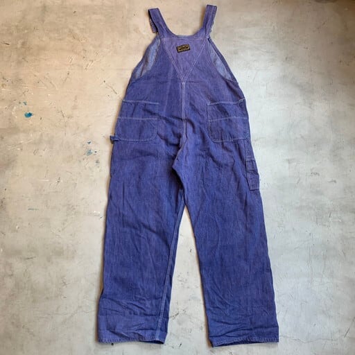 60's 70's WASHINGTON DEE CEE VAT DYE DENIM オーバーオール ...