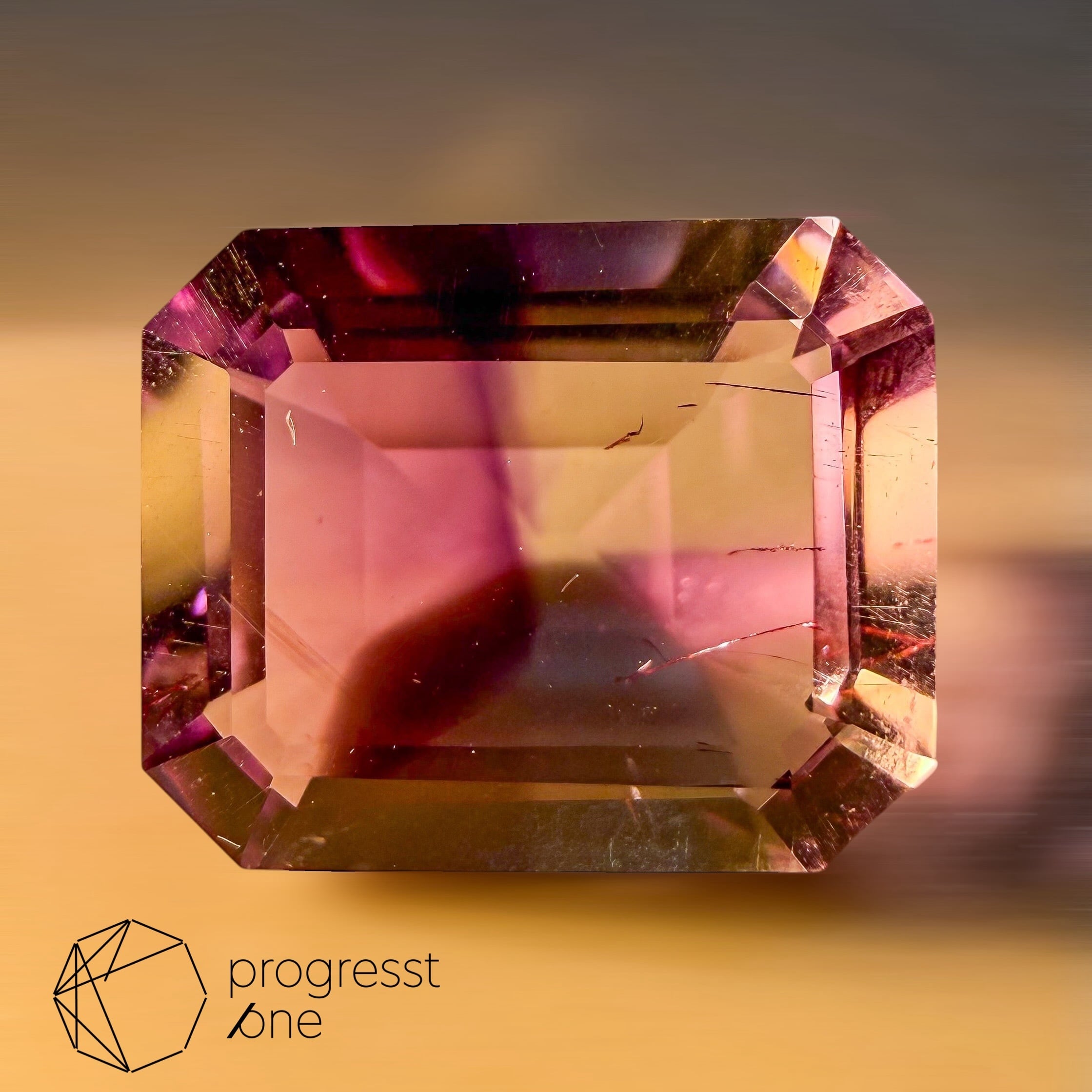 ボリビア産・25.72カラット AAAバイカラーアメジストペンダント バイカラーアメシスト3.53ct | progresstone