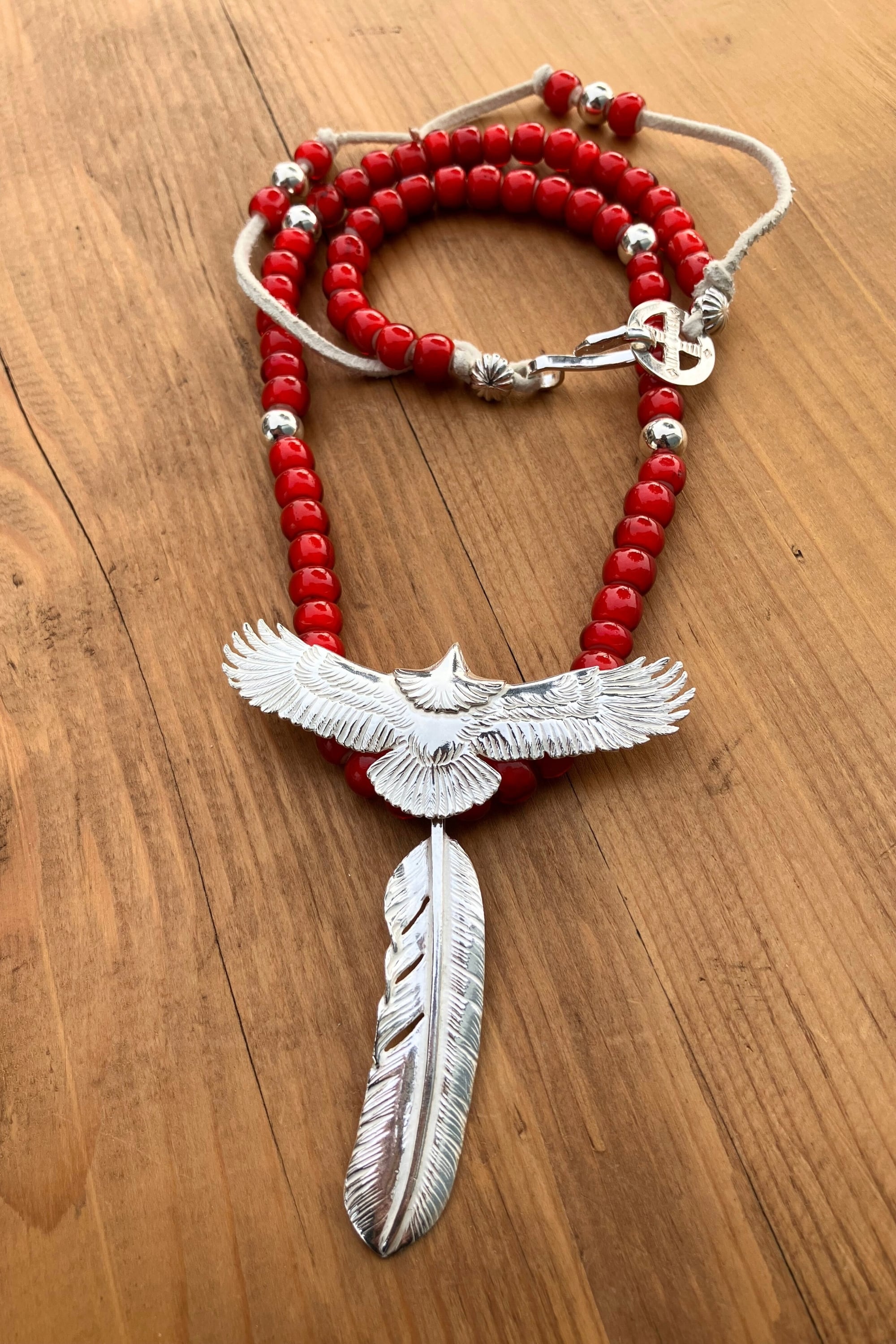 go17 中イーグル、プレーン特大フェザーホワイトハーツカスタム | ゴロ