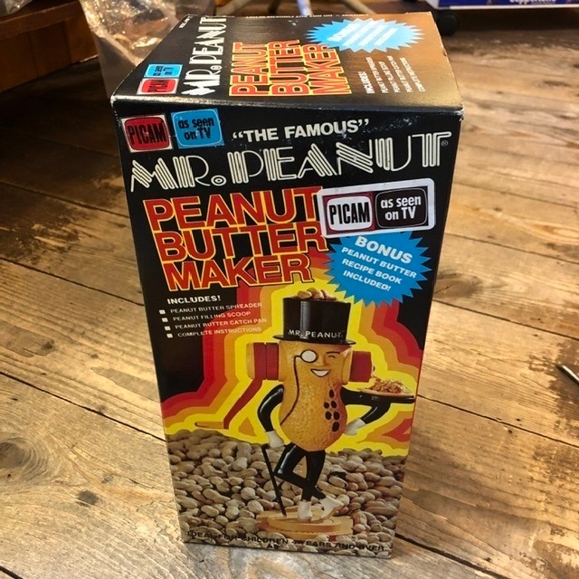 Mr Peanuts Peanut Butter Maker MIB kiarrys