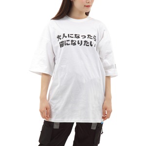 送料無料 【HIPANDA ハイパンダ】レディース Tシャツ WOMEN'S NEKONI NARITAI BIG SIZE SHORT SLEEVED T-SHIRT / WHITE・BLACK