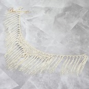 フラメンコ 衣装 シージョ ピキージョ 小物 ベージュ系 アイボリー シンプル 編み込み アクセサリー フレコ フリンジ ダンス 練習 舞台 イベント 発表会 フラメンコ衣装 練習用 コスチューム おしゃれ デザイン イベント衣装