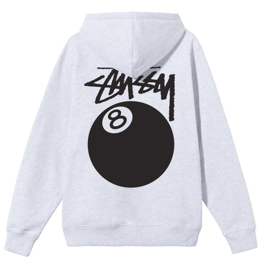 STUSSY ステューシー 8ボール スウェット パーカー ブラック黒XL