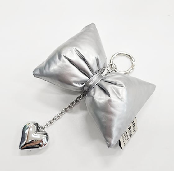 予約【ritogato】Keyring Layered (silver ribbon)