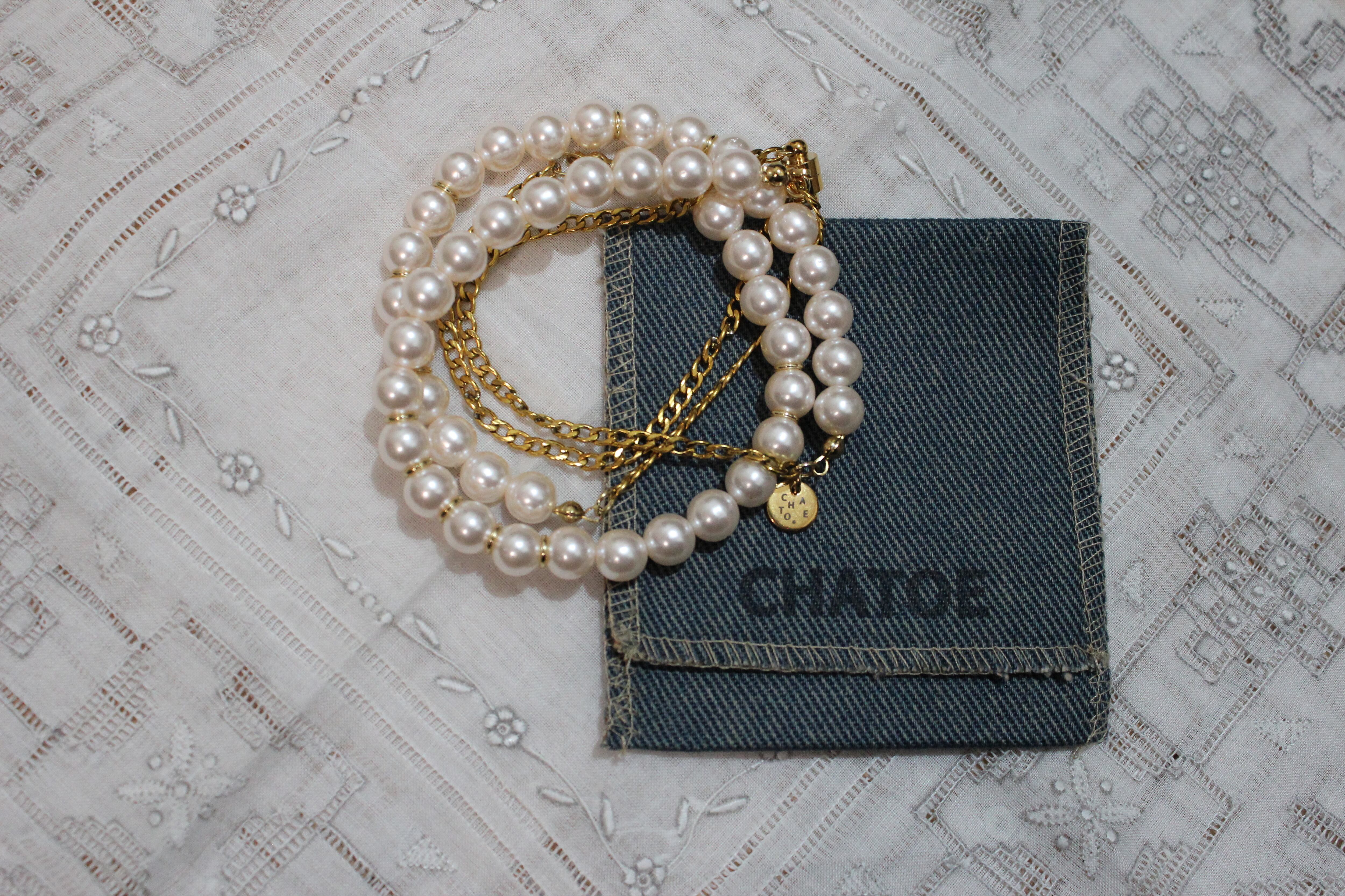 3way pearl necklace | CHATOE