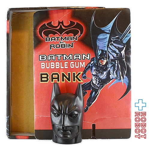 バットマン プラスチック貯金箱 (バットマン＆ロビン）ディスプレイボックス付