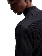 BEVAN UP 3D Mesh Knit Jacket