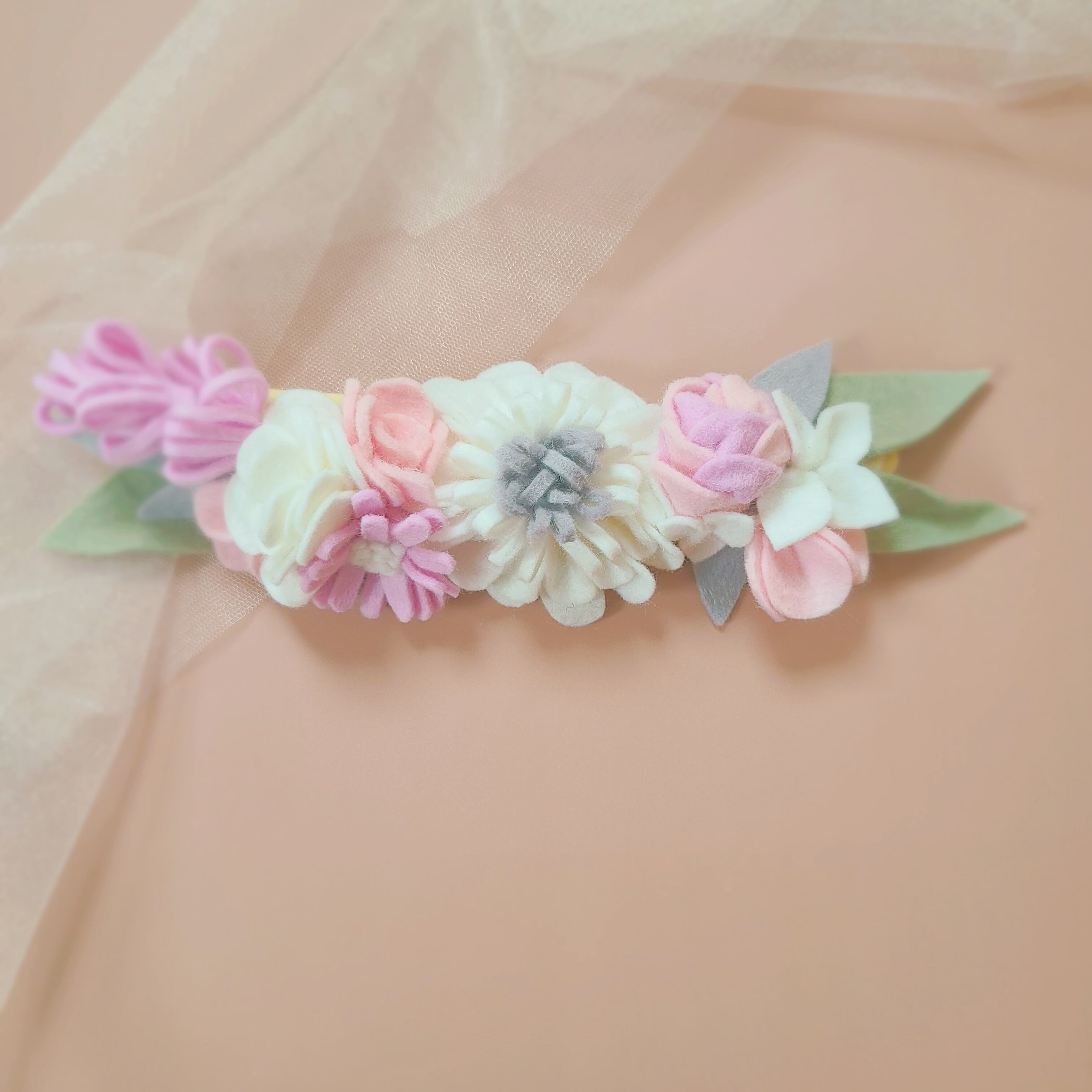 ハーフ花かんむり/sweet | Mystère baby