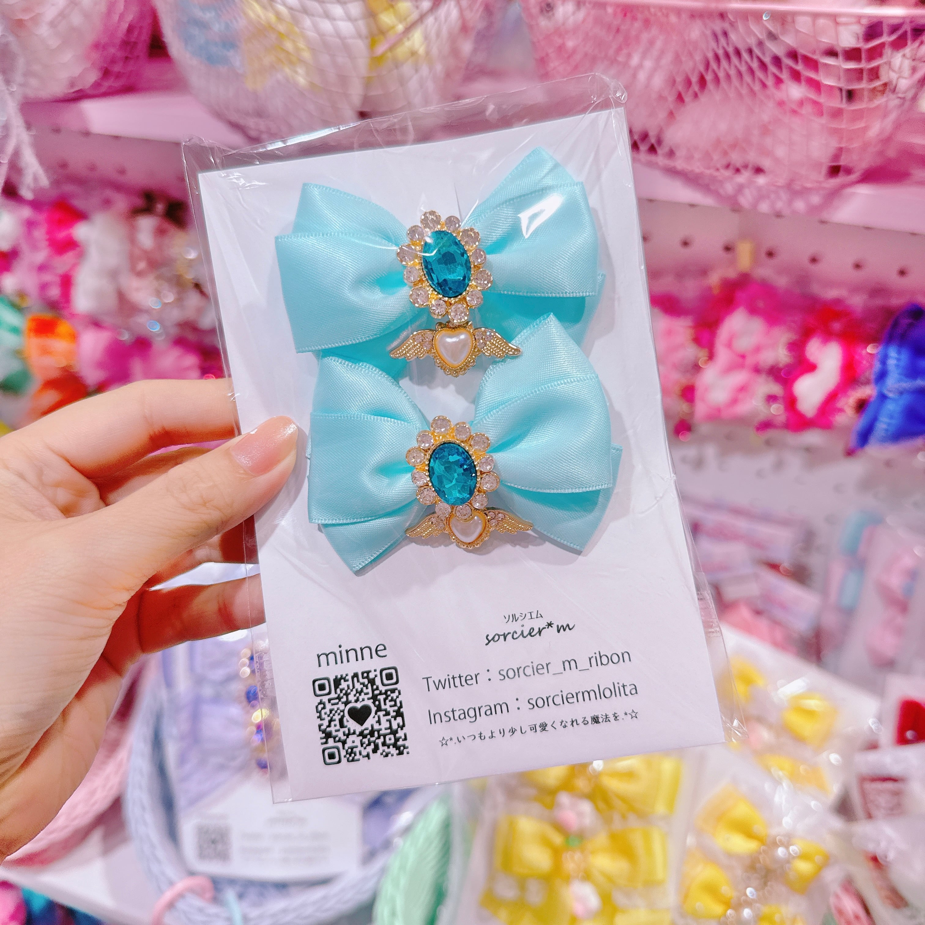 【E10】6-19ツインヘアクリップ