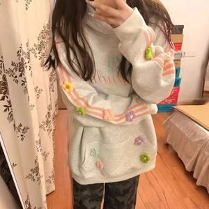 ラインスリーブフラワーパーカー ・76360