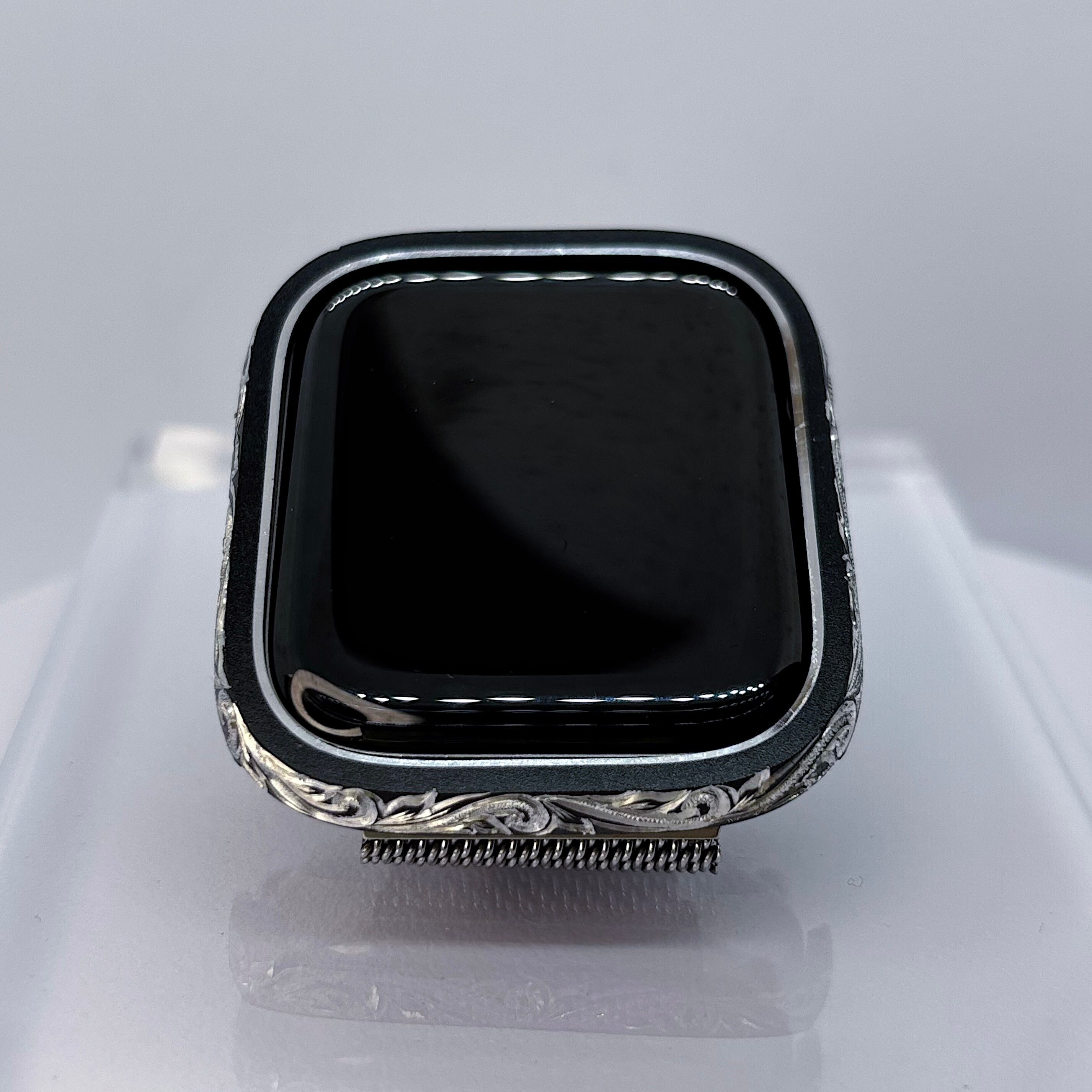 Apple Watch Case~HERITAGE~(46mm/Black) | M.U. ENGRAVING