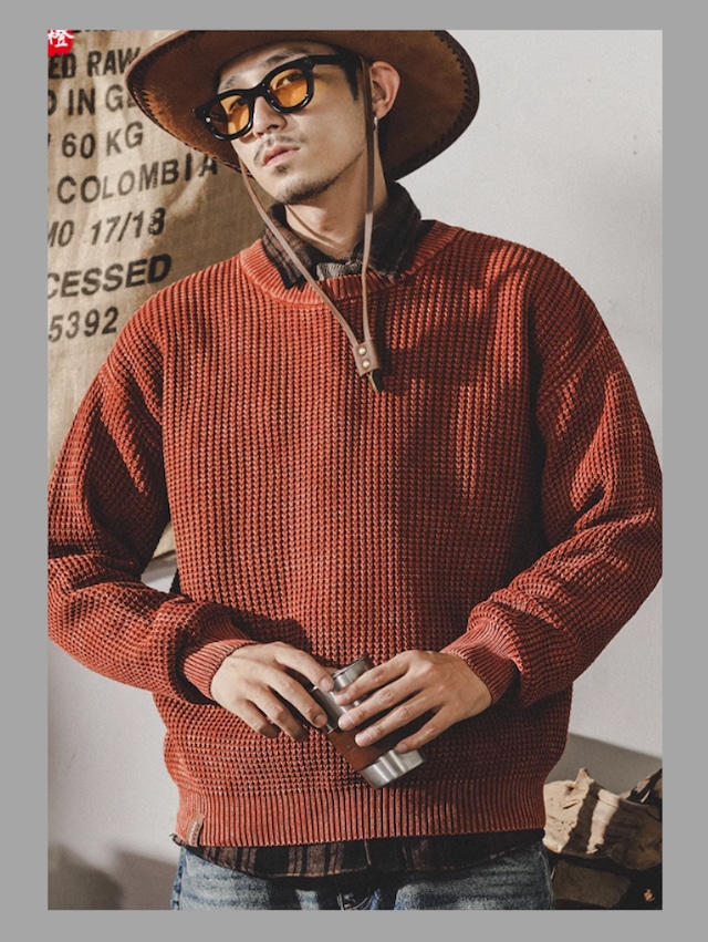 M～４XL：American Retro Sweater 4color【G1116】