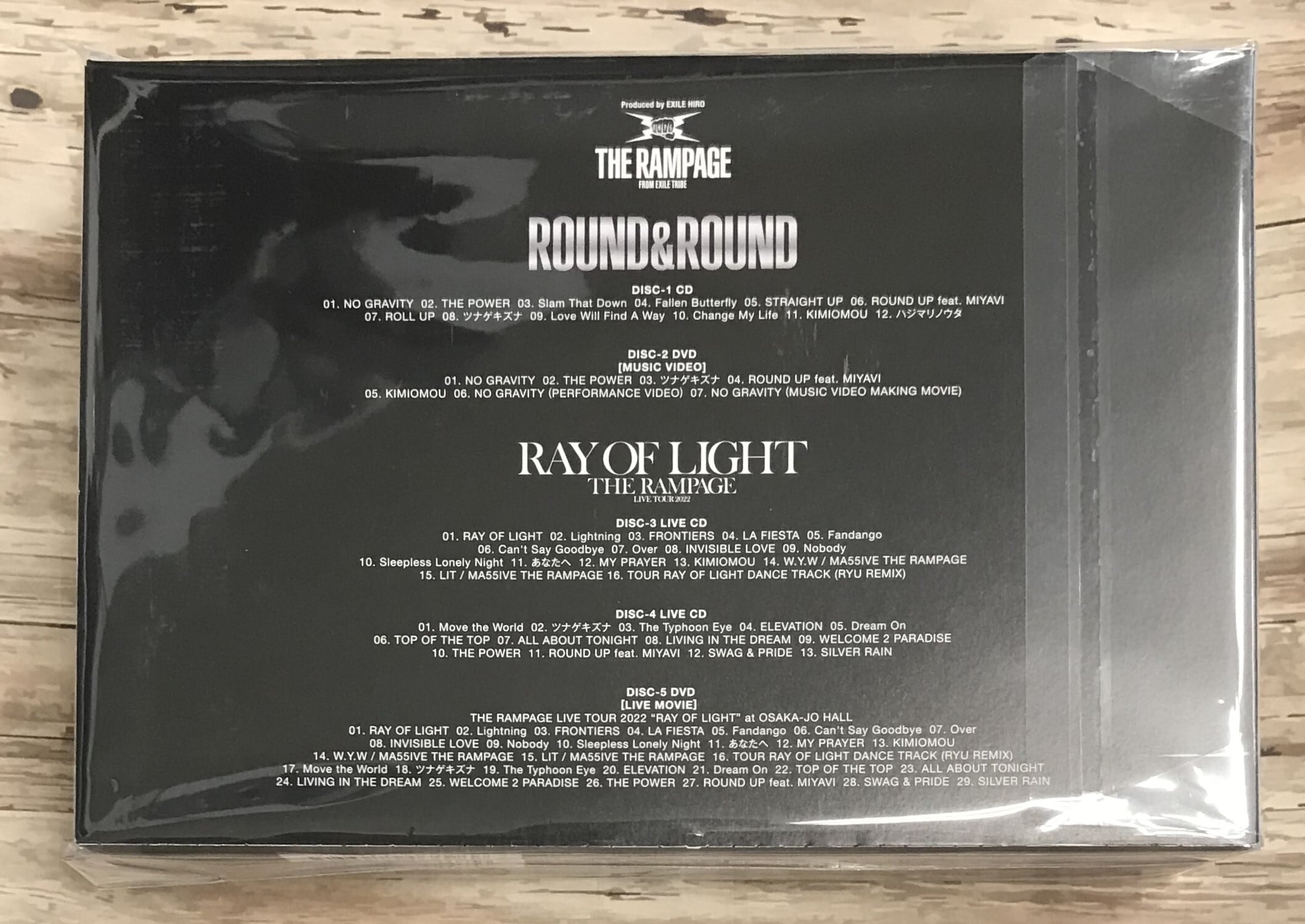 THE RAMPAGE from EXILE TRIBE / ROUND ＆ ROUND / 豪華盤 (3CD+2DVD