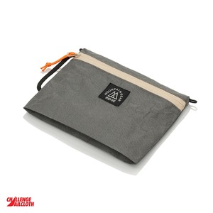 RIDGE MOUNTAIN GEAR　Travel Pouch Plus　UltraWeave Ultra100X　チャコールグレー / ブラック　リッジマウンテンギア  様々なギアを小分けして持ち運ぶ為のポーチ