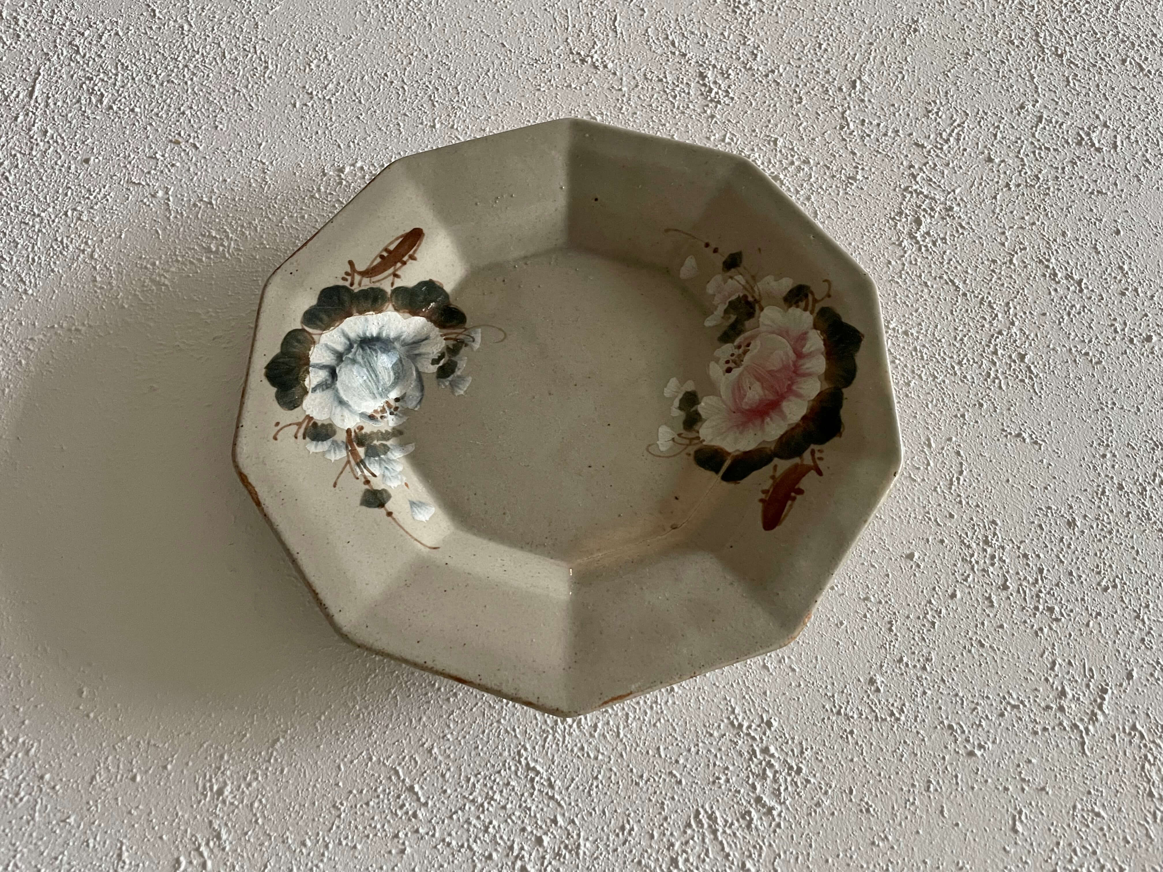 十角皿／7寸（2512em-12）